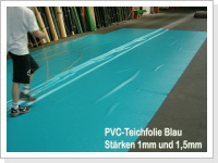 PVC Teichfolie Blau